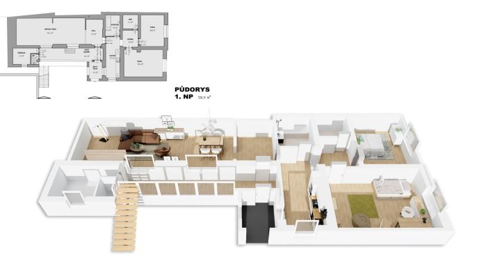 Prodej, Rodinný dům, Zvoleněves