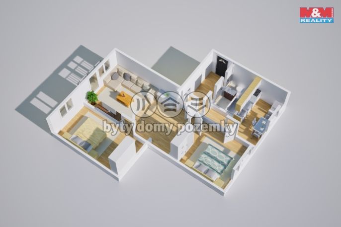 Prodej, Byt 3+1, Ústí nad Labem