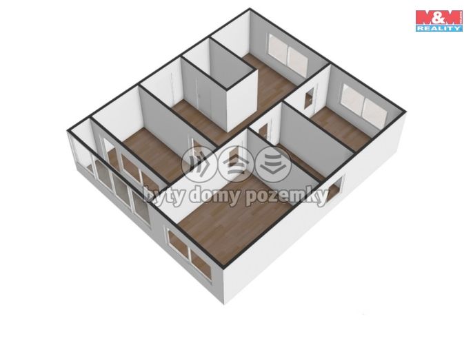 Prodej, Byt 4+1, Klášterec nad Ohří
