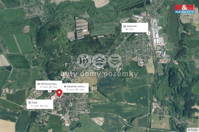 Pronájem, Byt 2+1, Nepomuk