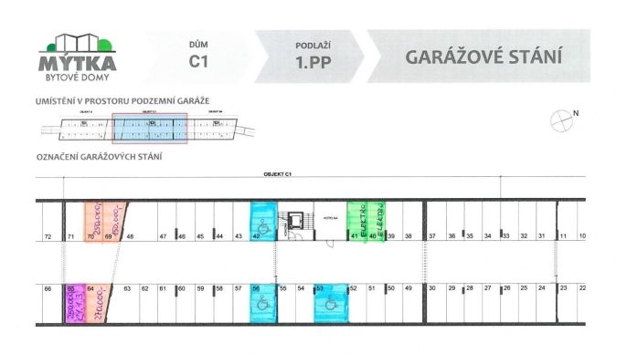 Pronájem, Garážové stání, Brandýs nad Labem-Stará Boleslav