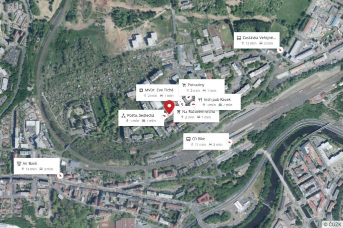 Pronájem, Byt 1+kk, Karlovy Vary