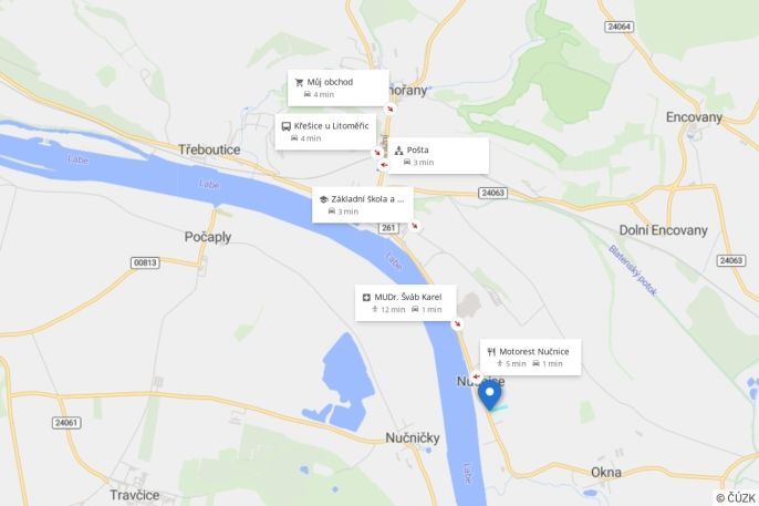 Prodej, Pozemek k bydlení, Křešice
