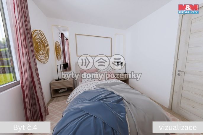 Prodej, Byt 2+kk, Žleby