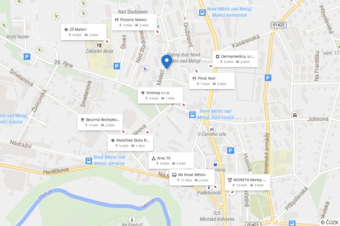 Pronájem, Byt 3+1, Nové Město nad Metují
