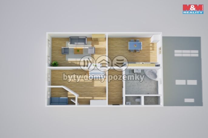 Prodej, Byt 3+kk, Teplice