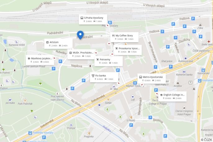 Pronájem, Byt 3+kk, Praha