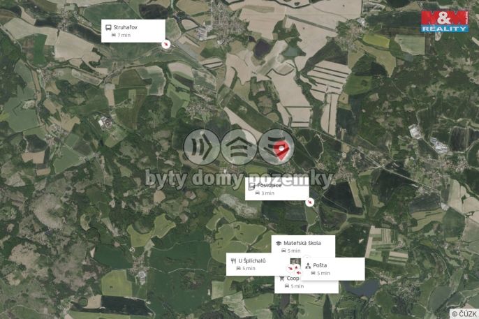 Prodej, Pozemek k bydlení, Postupice