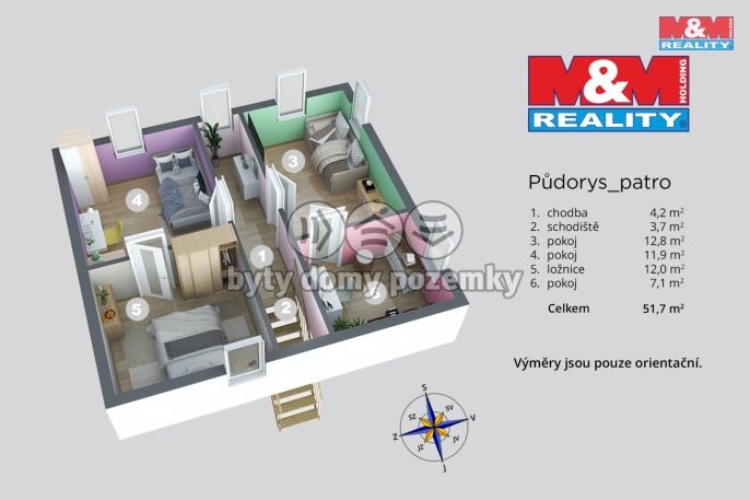 Prodej, Byt 5+1 a větší, Malšovice