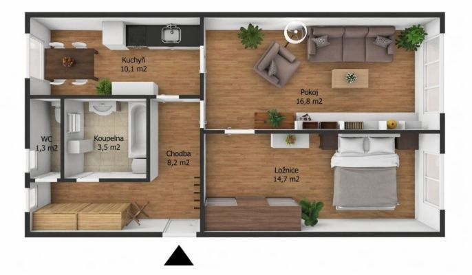 Prodej, Byt 2+1, Benešov