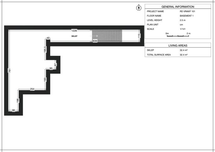 Prodej, Rodinný dům, Vraný