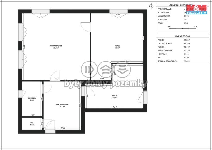 Prodej, Byt 3+kk, Praha