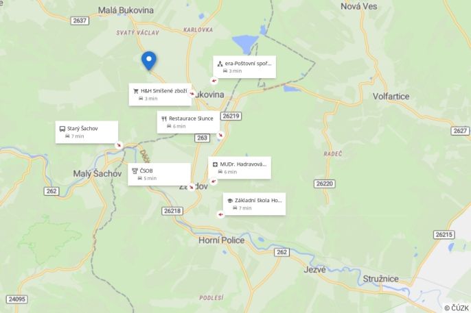 Prodej, Pozemek k bydlení, Velká Bukovina