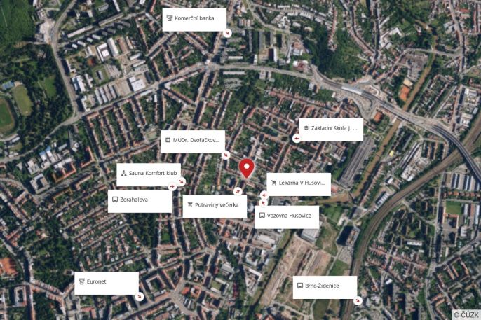 Pronájem, Byt 1+1, Brno