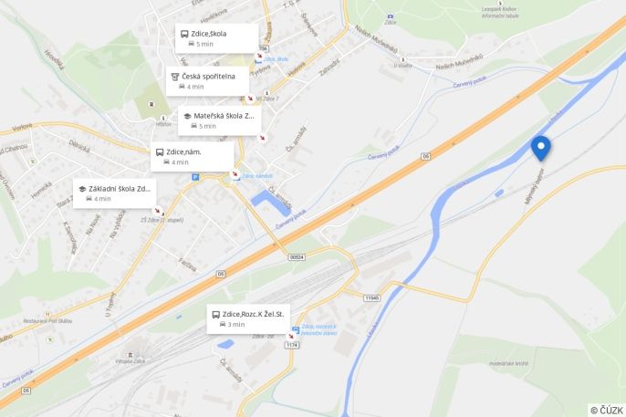Pronájem, Byt 2+1, Zdice
