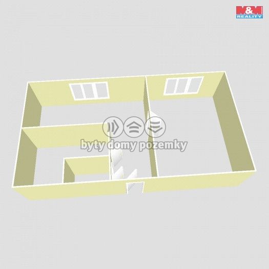 Prodej, Byt 1+1, Krupka