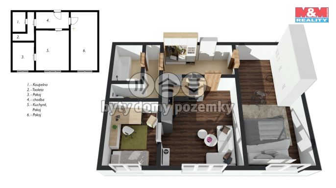 Prodej, Byt 3+kk, Olomouc