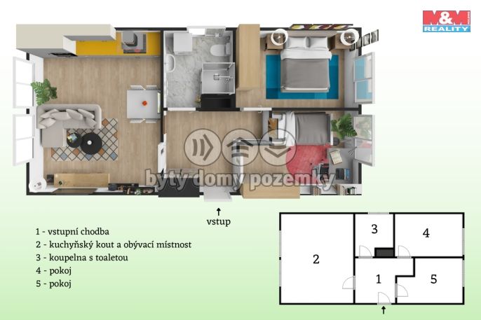 Prodej, Byt 3+kk, Praha