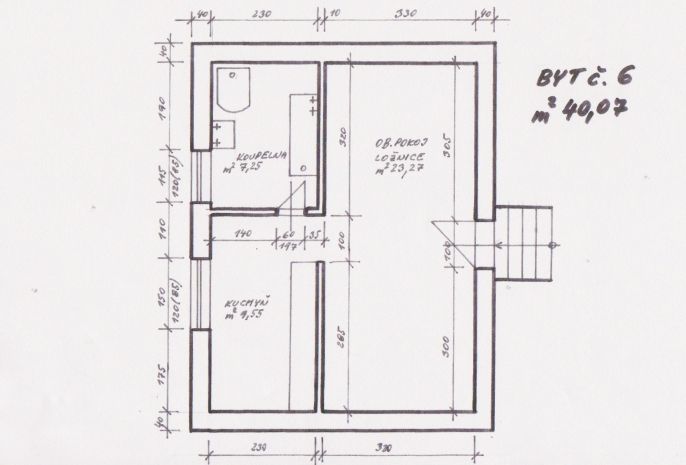 Pronájem, Byt 1+1, Červené Pečky