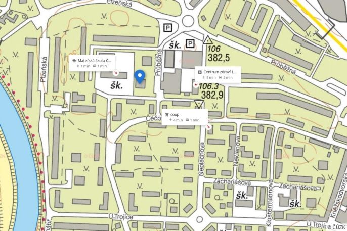 Pronájem, Byt 2+1, České Budějovice