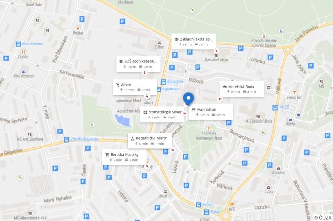 Pronájem, Byt 3+1, Most