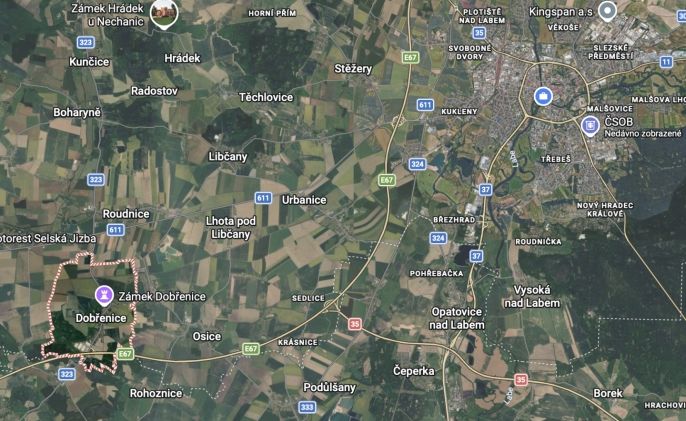 Prodej, Pozemek k bydlení, Dobřenice