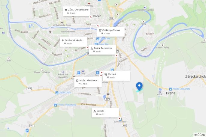 Prodej, Pozemek k bydlení, Choceň