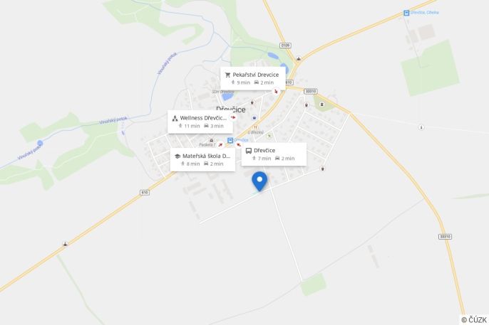Prodej, Pozemek k bydlení, Dřevčice