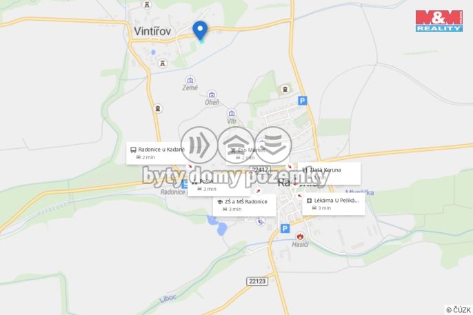 Prodej, Pozemek k bydlení, Radonice