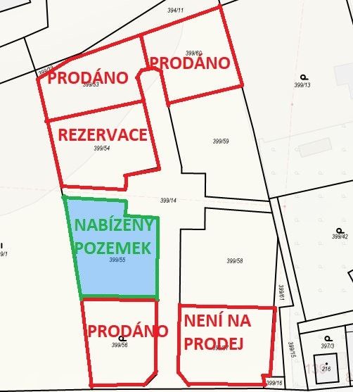 Prodej, Pozemek k bydlení, Račice