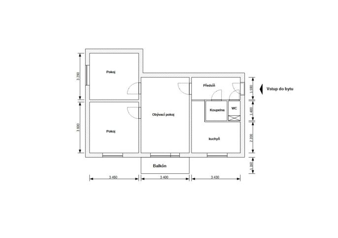 Prodej, Byt 3+1, Vsetín