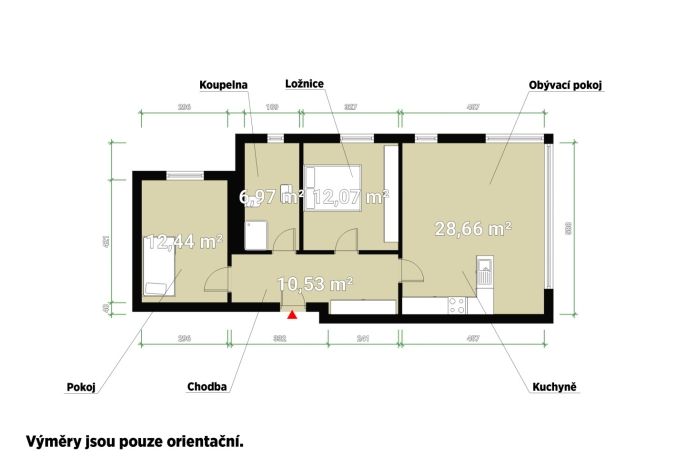 Prodej, Byt 3+kk, Plzeň