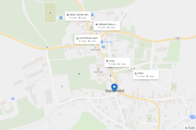 Prodej, Chata, Staré Hobzí