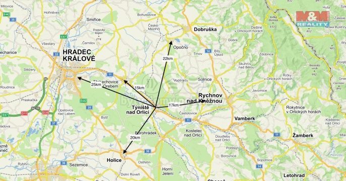 Pronájem, Byt 2+1, Týniště nad Orlicí