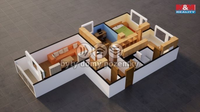 Prodej, Byt 3+1, Turnov