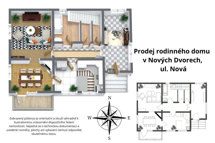 Prodej, Rodinný dům, Nové Dvory