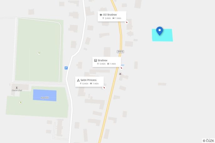 Prodej, Pozemek k bydlení, Strašnov