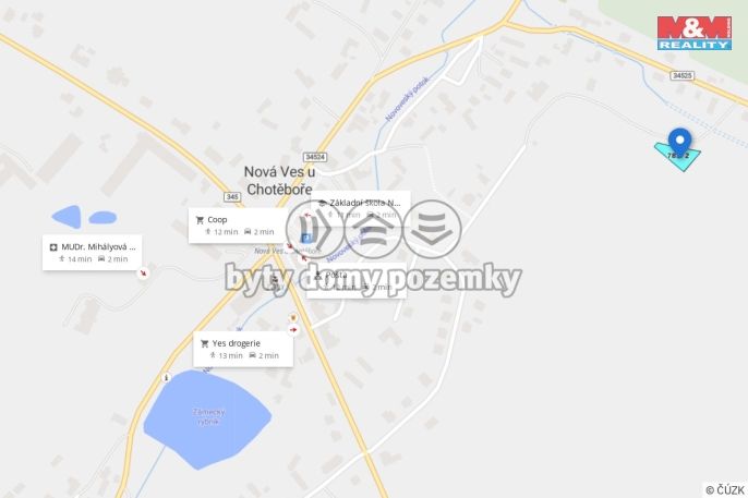 Prodej, Pozemek k bydlení, Nová Ves u Chotěboře