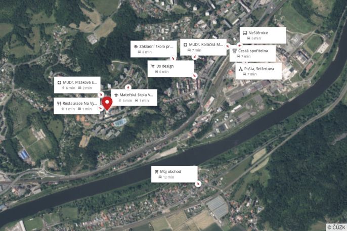 Pronájem, Byt 1+1, Ústí nad Labem