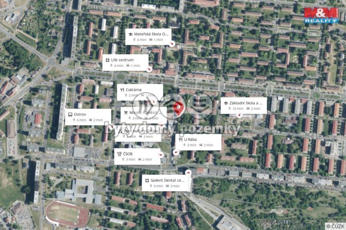 Pronájem, Byt 2+1, Ostrov