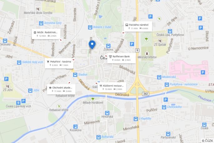 Pronájem, Byt 2+kk, Česká Lípa