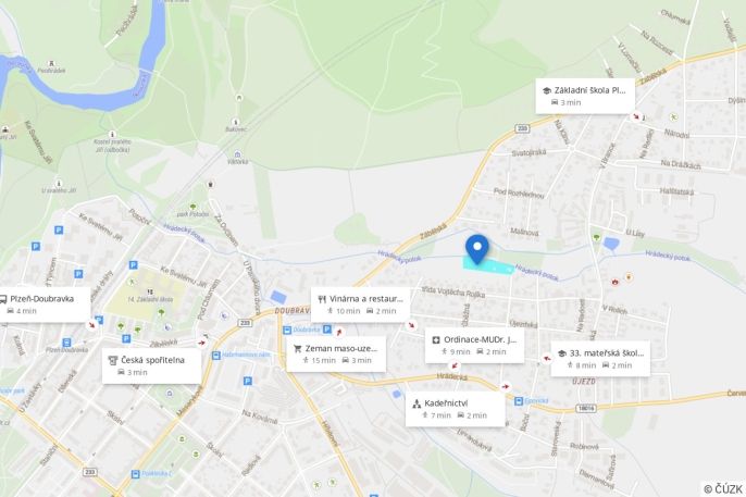 Prodej, Pozemek k bydlení, Plzeň