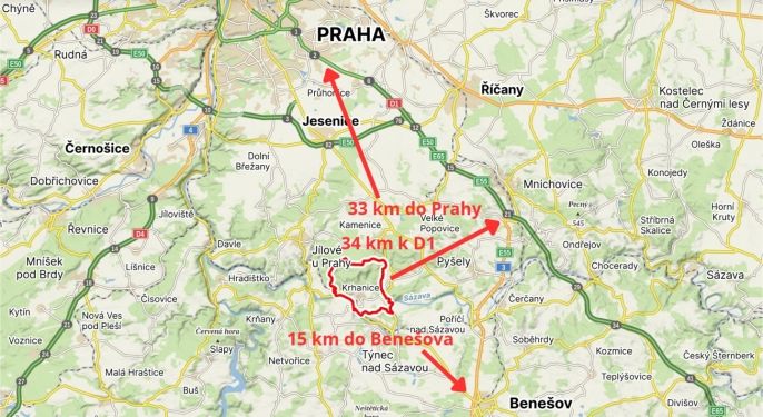 Prodej, Pozemek k bydlení, Krhanice