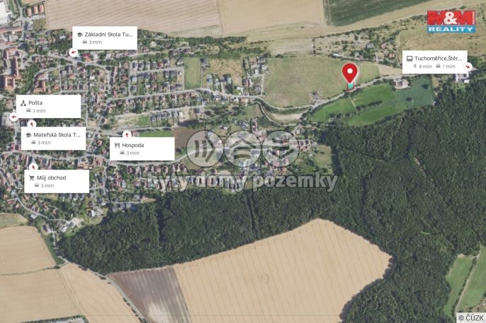 Prodej, Pozemek k bydlení, Tuchoměřice