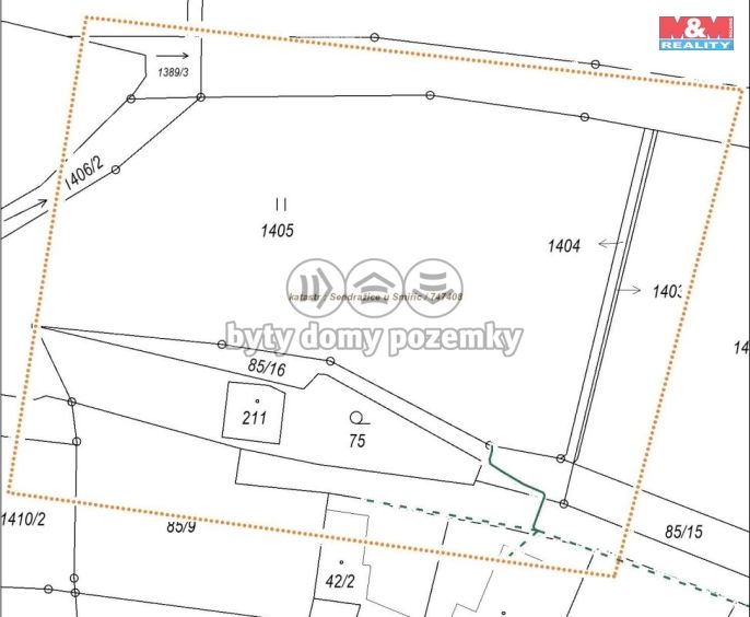Prodej, Pozemek k bydlení, Sendražice