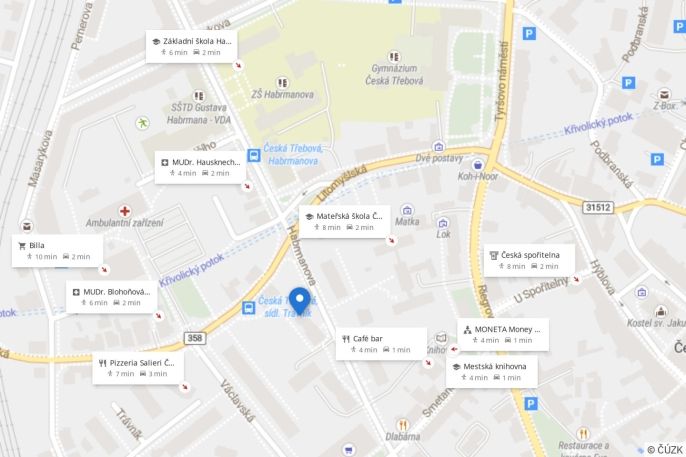 Pronájem, Byt 3+1, Česká Třebová