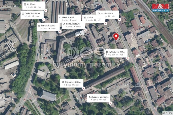 Prodej, Byt 5+1 a větší, Třinec