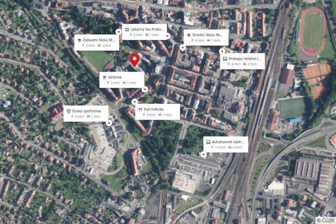 Pronájem, Byt 3+1, Děčín