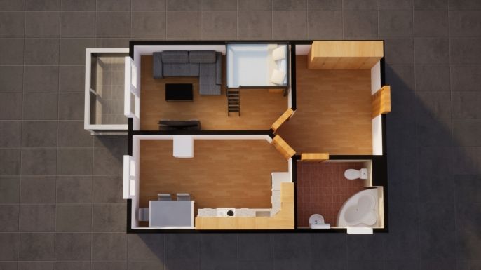 Pronájem, Byt 2+kk, Liberec