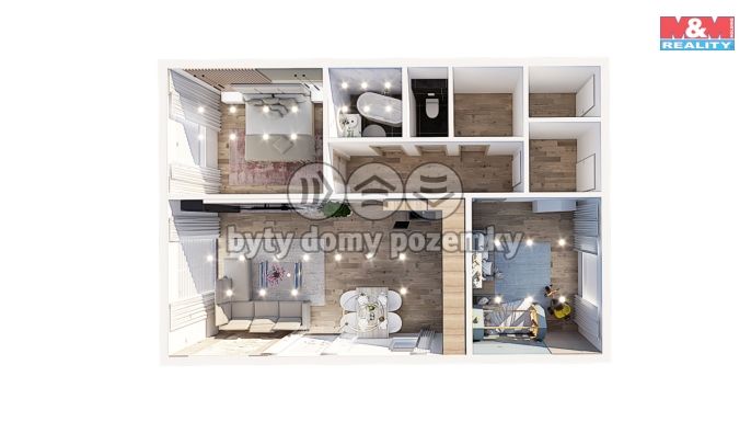 Prodej, Byt 3+kk, Žáky